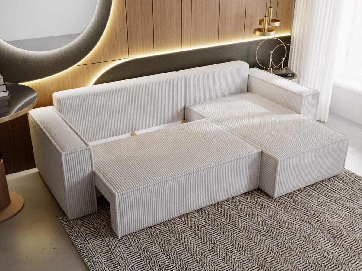 ECKSOFA Prato XL Hellgrau - Hellgrau/Schwarz, Holz/Kunststoff (280/170cm) - Graingold