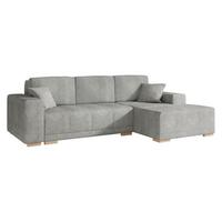 ECKSCHLAFSOFA Bello, Seite: Rechts - Naturfarben/Grau, Holz/Textil (140/240cm) - MIRJAN24