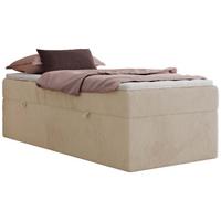 BOXBETT ZERO 90/200 - Creme Plüsch - H3 - Topper T25 - Creme, Textil (90/200cm) - MKS