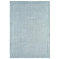 WOLLTEPPICH handgewebt STOW, mit Bordüre, Hellblaugrün, 160 x 230 cm - Blau, Textil (230/160cm) - KADIMA DESIGN