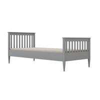 BETT 90/200 Ignas Grau - Grau, Holz (90/200cm) - Petits-meubles