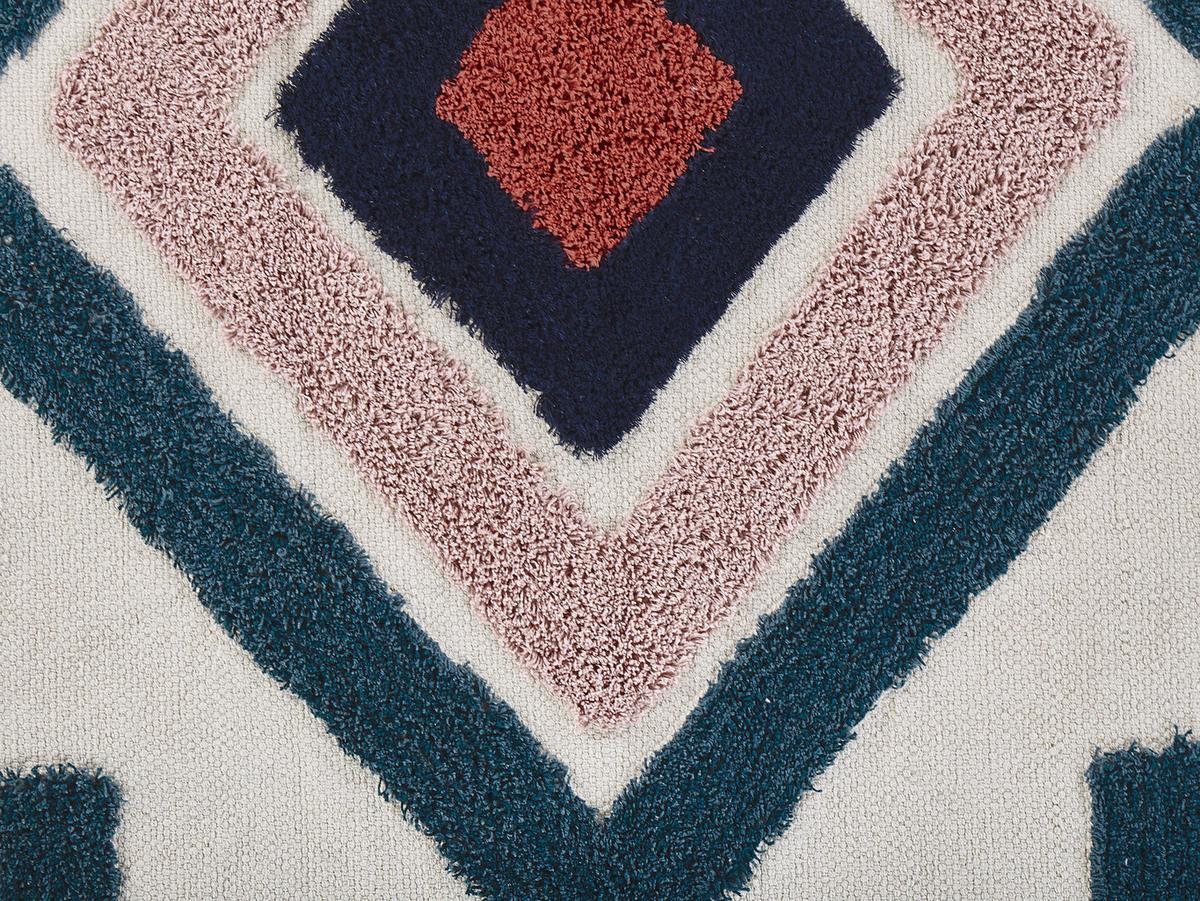 KURZFLOR-TEPPICH Kozlu 230/160 cm - Multicolor, Textil (160/230cm) - Beliani