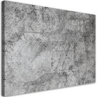 WANDBILD betonoptik mauer textur - Grau, Textil (60/40cm) - Feeby