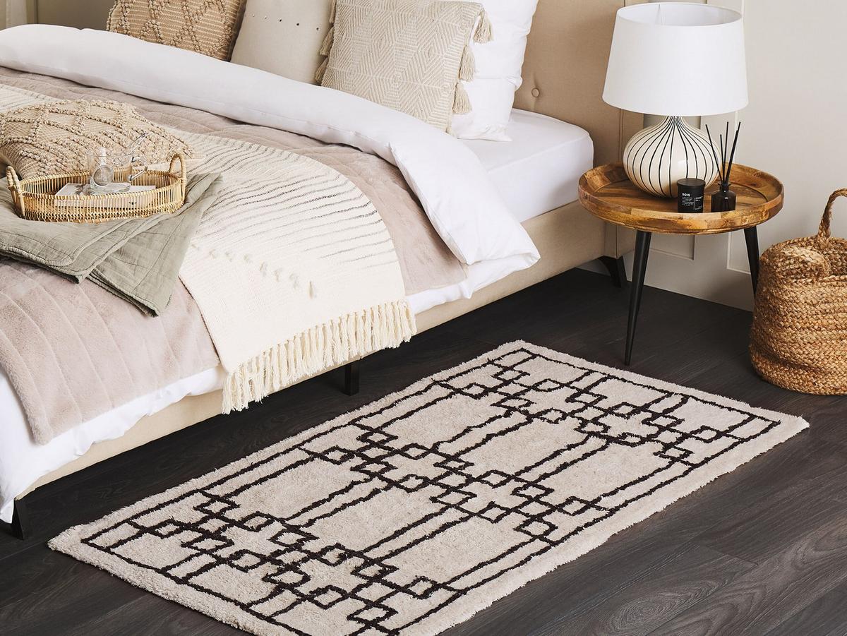 KURZFLOR-TEPPICH Turhal 150/80 cm - Beige, Textil (80/150cm) - Beliani