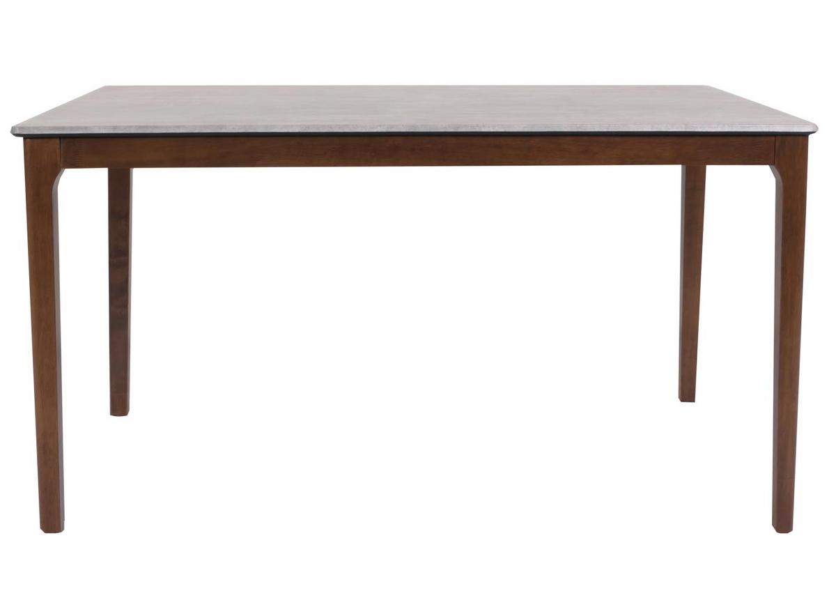 ESSZIMMERTISCH rechteck Grau - Braun/Grau, Holz (80/135/76cm) - MCW