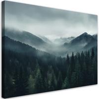 KUNSTDRUCK Grau 60/40 cm - Grau, Textil (60/40cm) - KUNSTLOFT