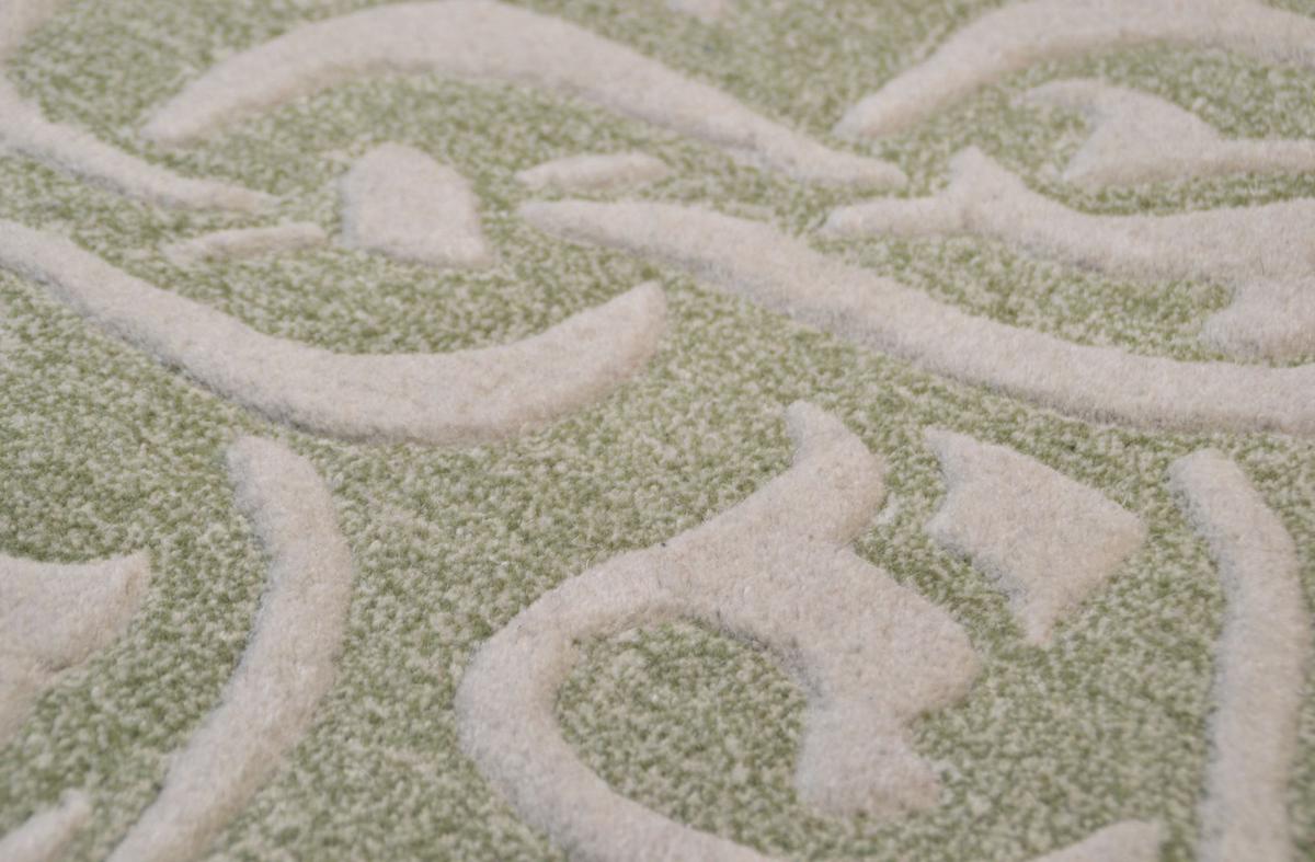 HANDTUFTTEPPICH Hawai 60x90 cm - Grün, Textil (60/90cm) - THEKO
