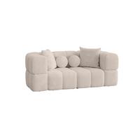 SOFA 2-sitzer Vega - Weiß, Holzwerkstoff/Textil (200/77/103cm) - Fun Möbel