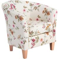 SESSEL Karine Bezug Flachgewebe Buche natur / weiß - Naturfarben/Weiß, Kunststoff (70/74/70cm) - 58aufmkessel