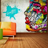 SELBSTKLEBENDE FOTOTAPETE 196/140 cm - Beige/Multicolor, Kunststoff/Textil (196/1cm) - KUNSTLOFT