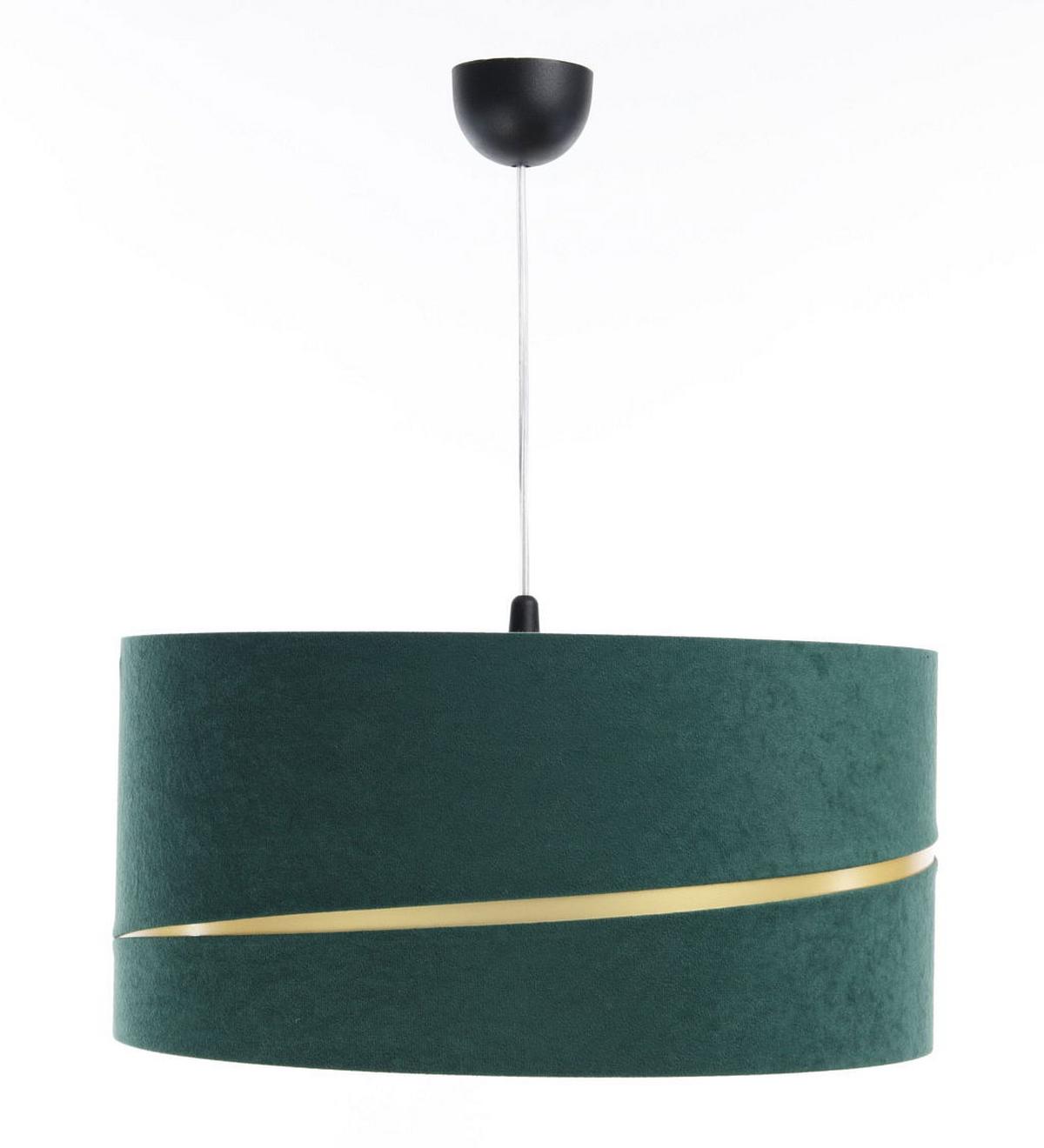HÄNGELEUCHTE Grün 50/25 cm - Goldfarben/Grün, Kunststoff (50/0.4/25cm) - ONZENO