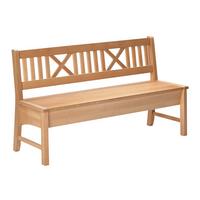 SITZBANK Deborah 146 x 52 x 87 Massivholz Buche lackiert - Buchefarben, Holz (146/87/52cm) - 58aufmkessel