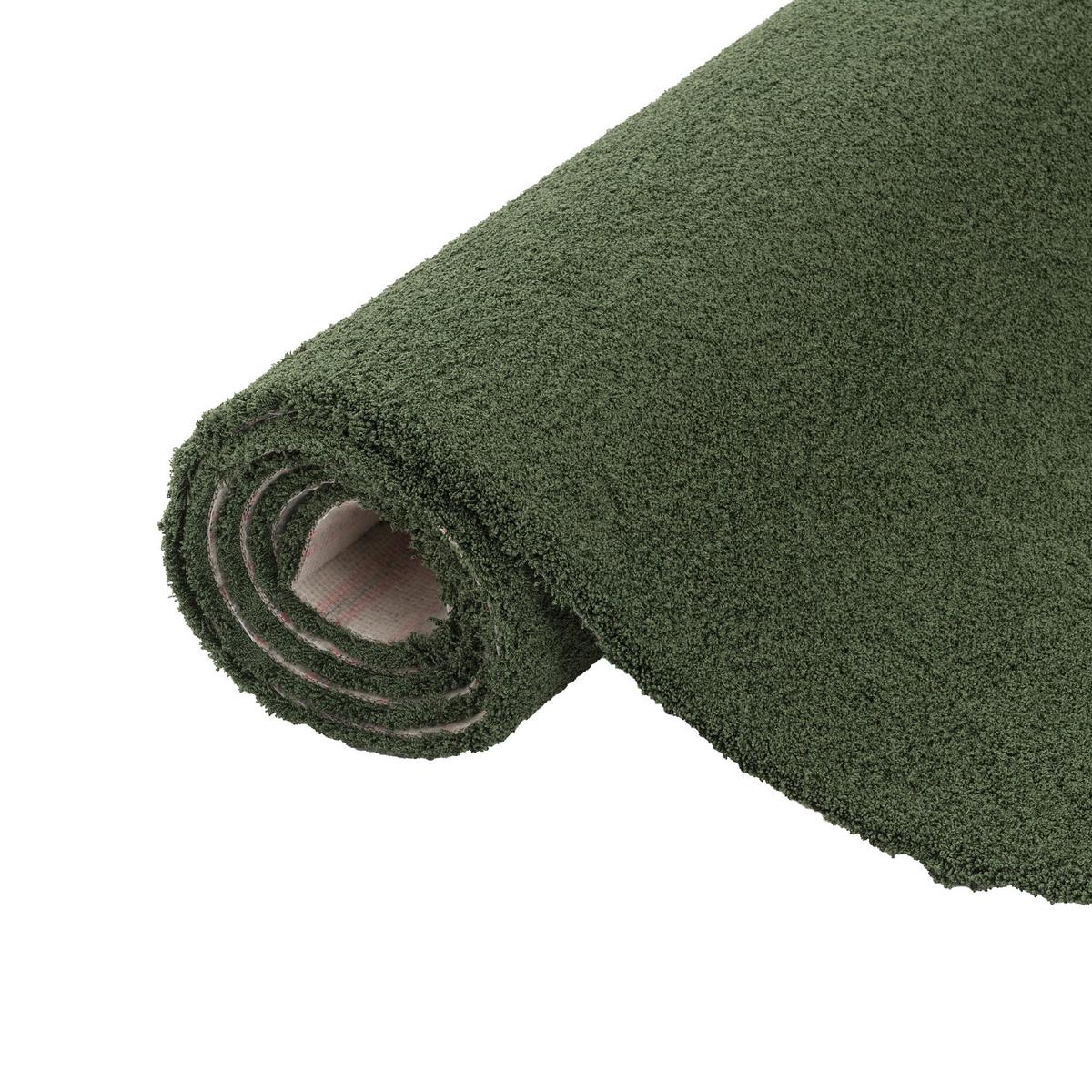 LUXUS HOCHFLOR SHAGGY TEPPICH VELVET - Grün, Textil (200/200cm) - Snapstyle
