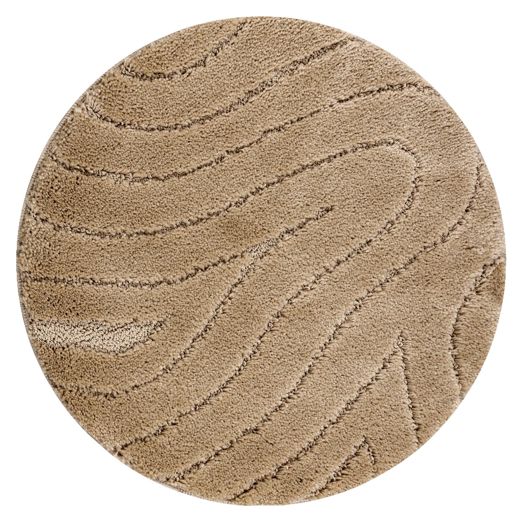 TEPPICH Dywaniki łazienkowe 50 cm - Beige, Textil (50/50cm) - rugsX