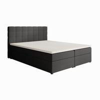POLSTERBETT Topiq 164/203/103 schwarz - Schwarz, Holzwerkstoff/Textil (160/200cm) - Beautysofa
