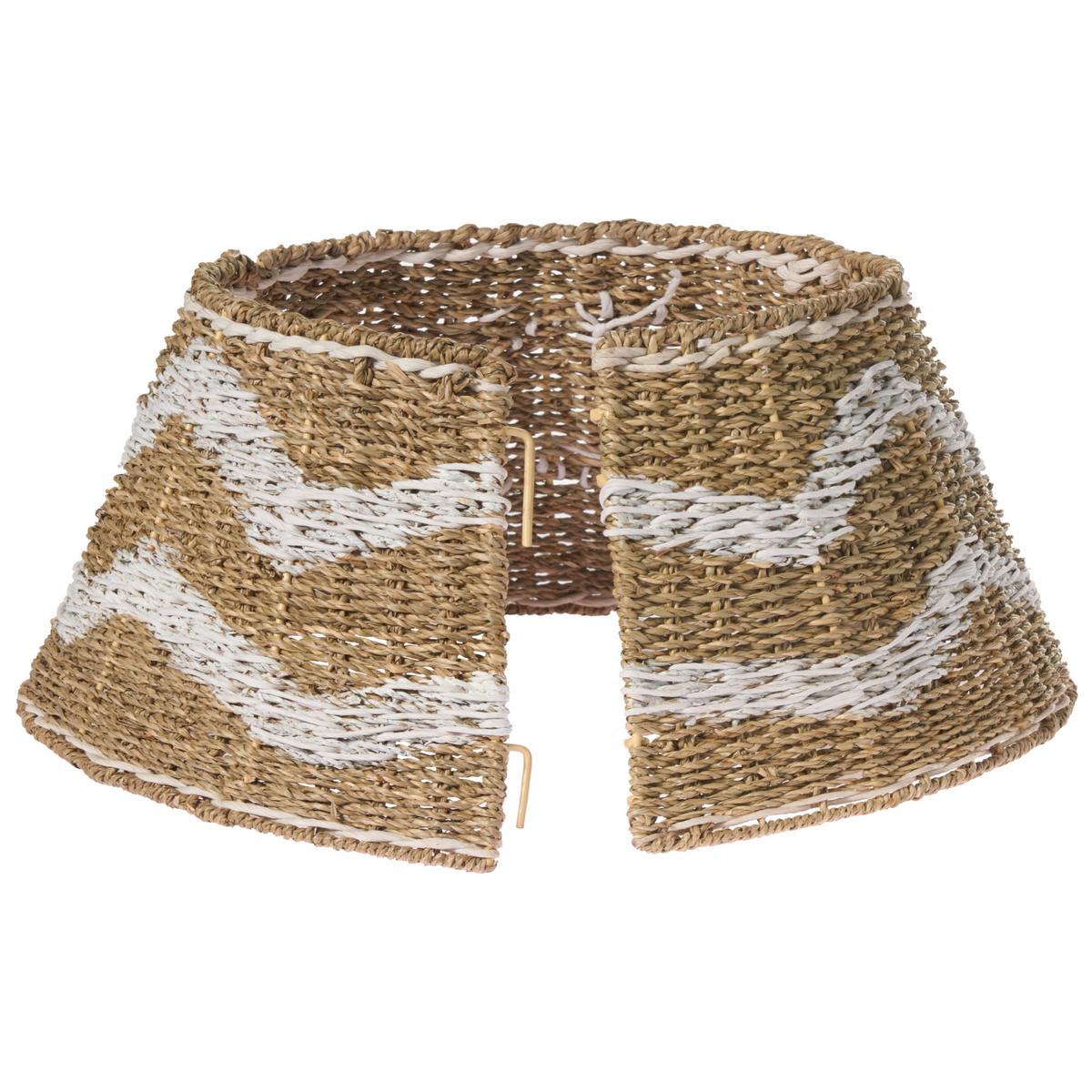 WEIHNACHTSBAUMKRAGEN 29 cm Naturfarben Hiver - Naturfarben, Naturmaterialien (29cm) - Beliani