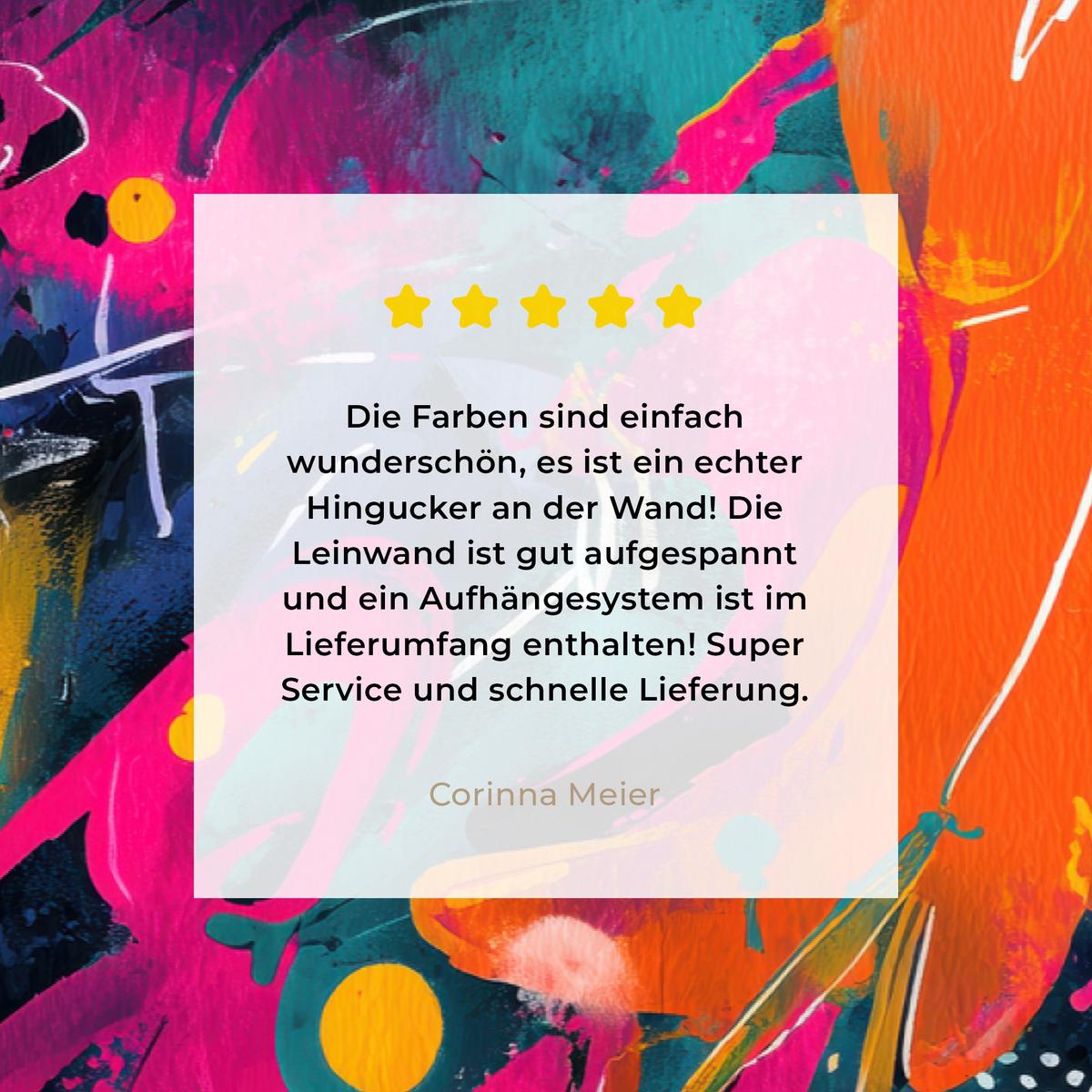 LEINWANDBILD Abstrakt - Graffiti - Farbenfroh - Farbspritzer Gemälde 60x40 cm - Multicolor, Textil (60/40cm) - MuchoWow