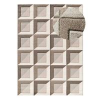 KURZFLORTEPPICH Braun / Creme Badet 200/290 cm - Creme/Braun, Textil (200/290cm) - Atticgo