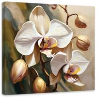 KUNSTDRUCK Gold 40/40 cm - Goldfarben, Textil (40/40cm) - KUNSTLOFT