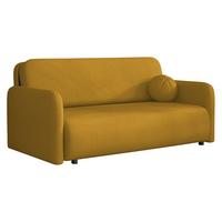 SCHLAFSOFA Viva Sun IV - Gelb/Schwarz, Holz/Textil (170/85/103cm) - MIRJAN24