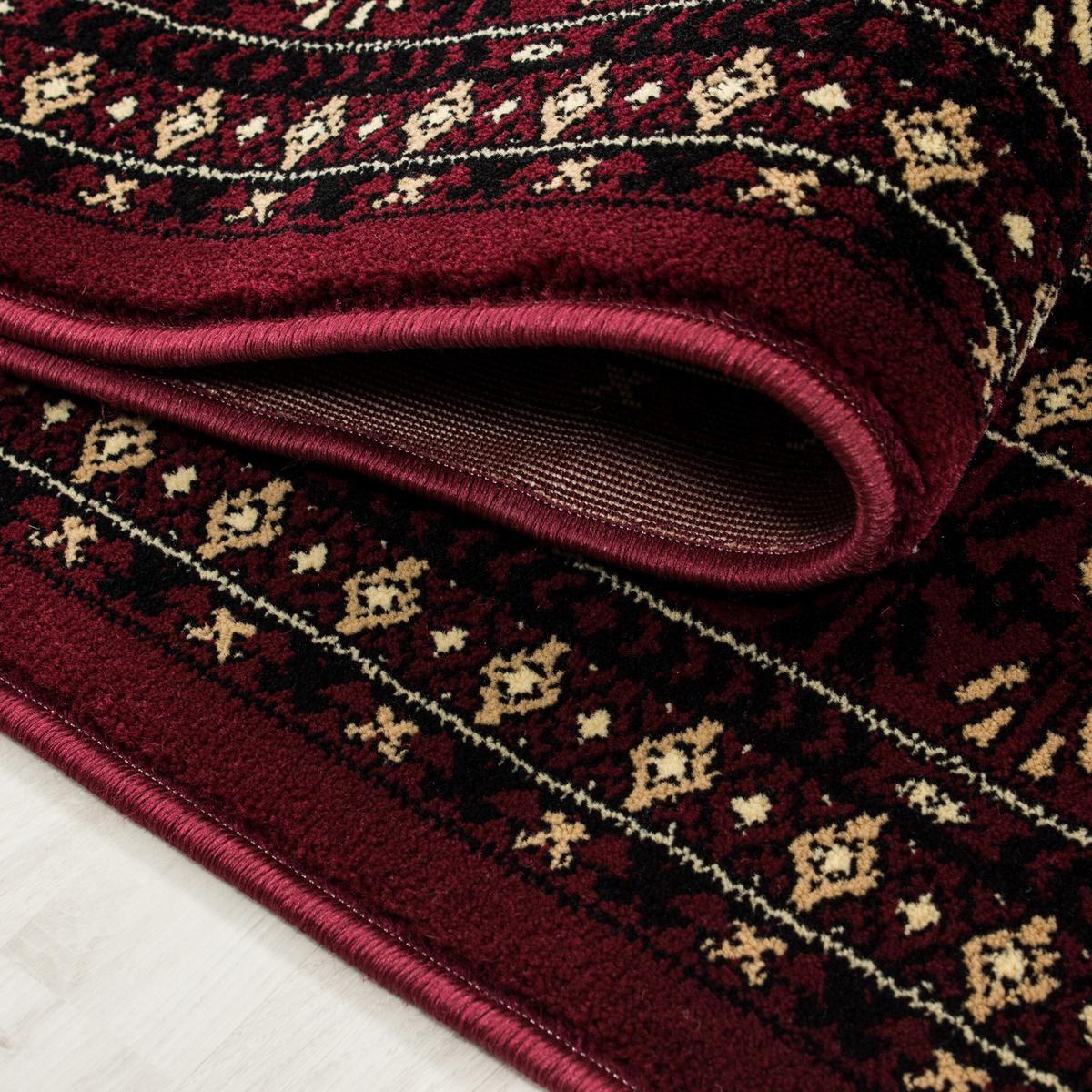 TEPPICH Kurzflor TANNHEIM in Rot, orientalisch, aus Polypropylen, Florhöhe 12 mm, 300 x 400 cm - Rot, Textil (400/300cm) - KADIMA DESIGN