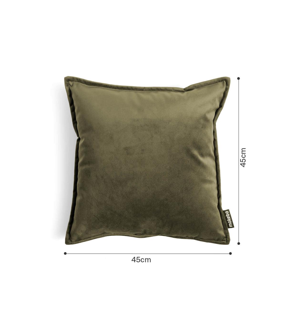 SOFAKISSEN Cuddle - Grün, Textil (45/45cm) - Mokebo