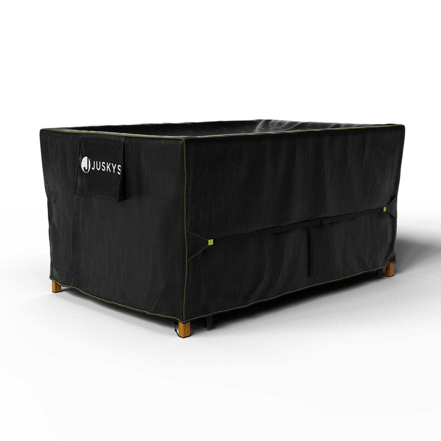 GARTENMÖBELABDECKUNG CoverSafe Pro schwarz - Schwarz, Kunststoff (90/75/150cm) - Juskys
