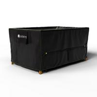 GARTENMÖBELABDECKUNG CoverSafe Pro schwarz - Schwarz, Kunststoff (90/75/150cm) - Juskys