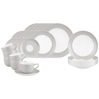 KOMBISERVICE Liberty Pure Colors New Grey 30-tlg. - Grau, Keramik (2/2/2cm) - Seltmann Weiden