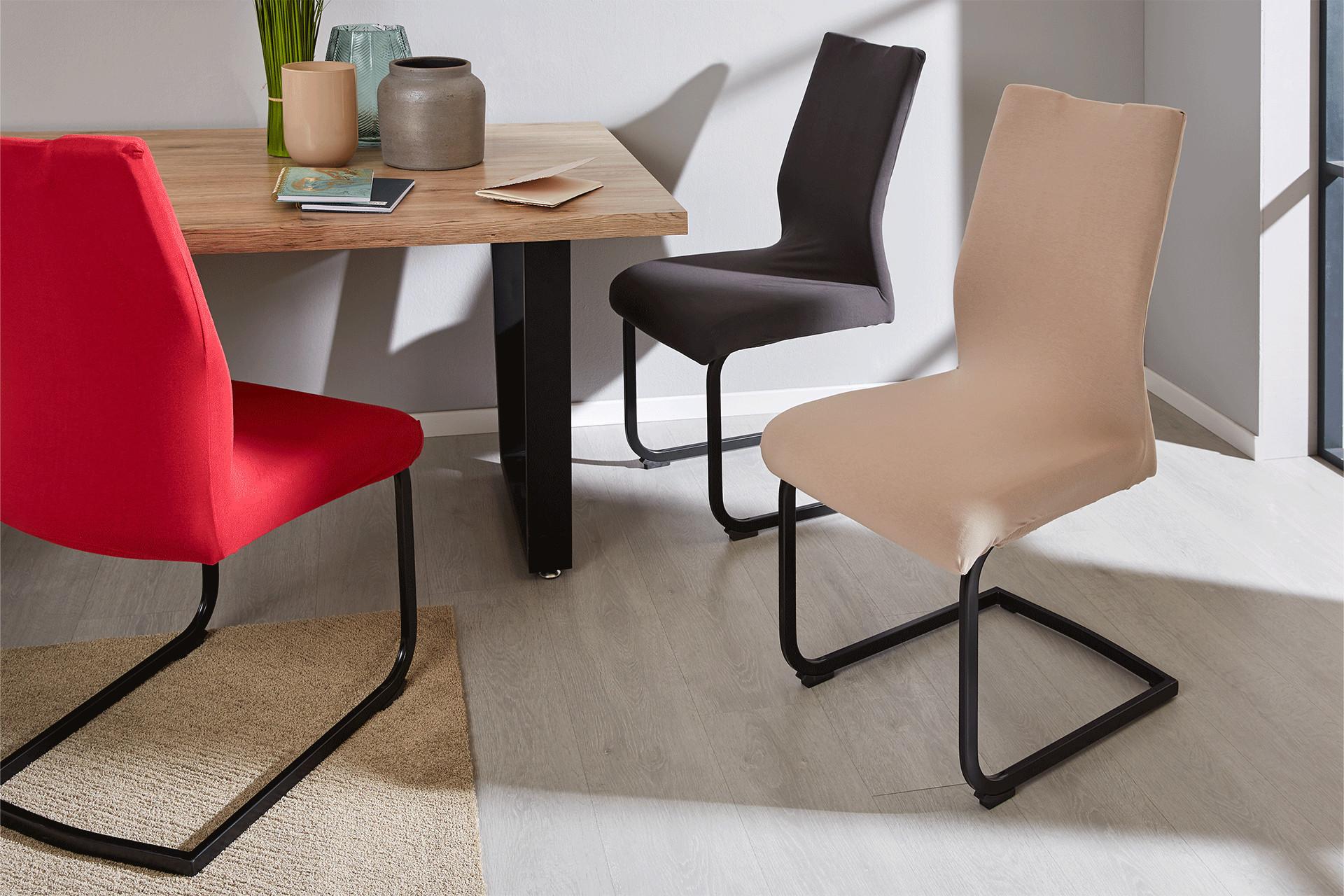 Stuhlhussen-günstig-in vielen Farben-pflegeleicht-für hohe Rückenlehnen