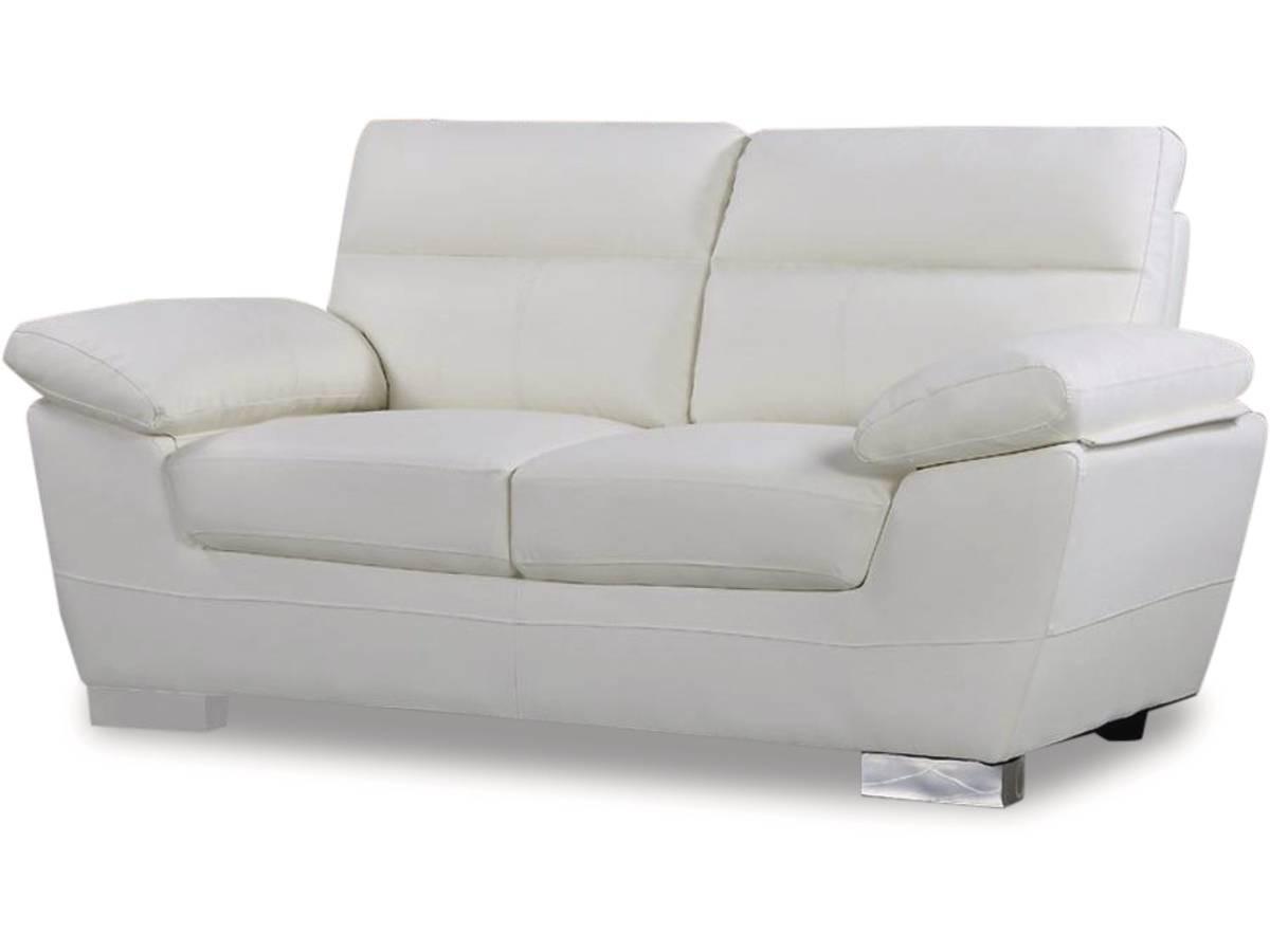 EINZELSOFA dallas weiss - Weiß, Textil (169/90/88cm) - Habitat Garten