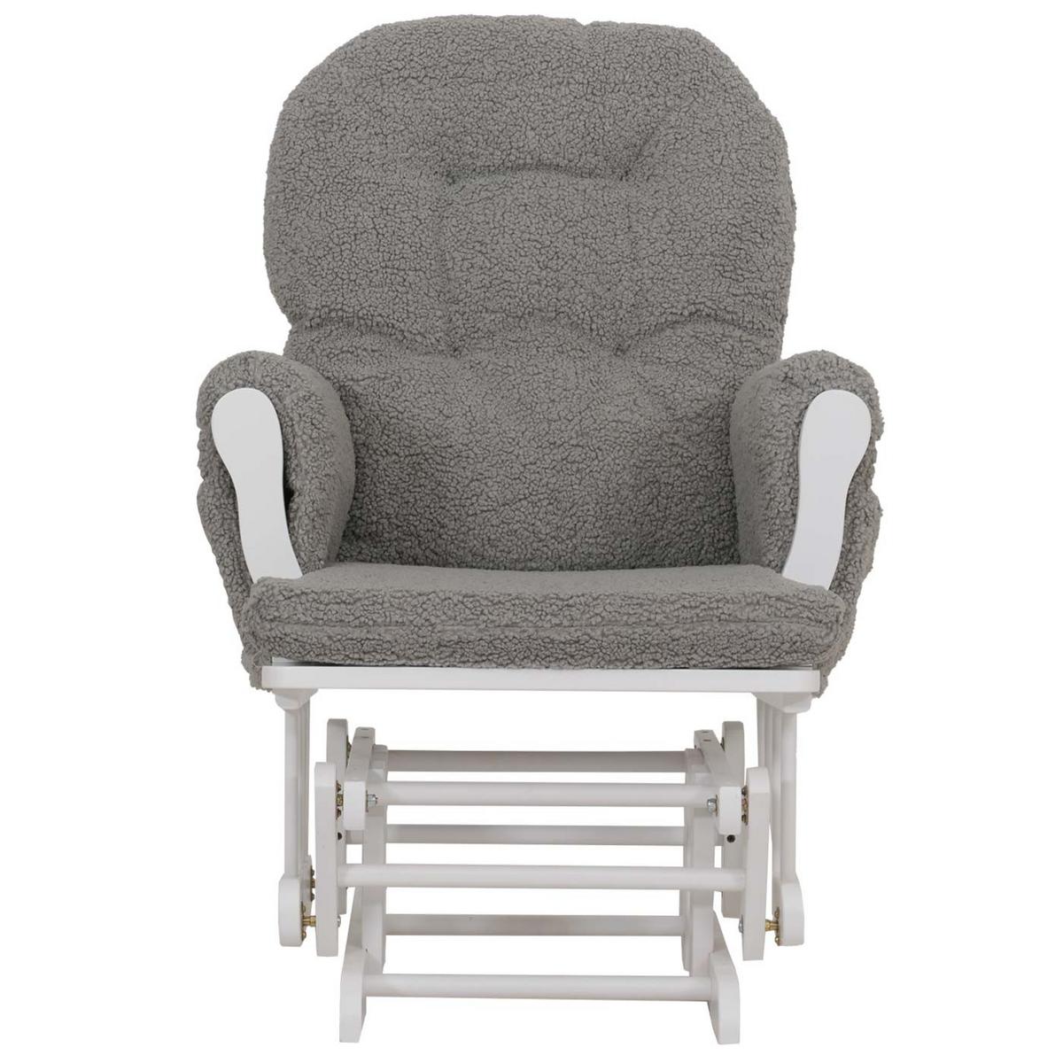 RELAXSESSEL Grau, Weiß - Weiß/Grau, Textil (74/105/72cm) - MCW