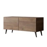 TV-UNIT COLGANTE NUSSBAUM auf Füßen mit LED - Nussbaumfarben, Holzwerkstoff (100/49/40cm) - Lookway