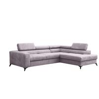 ECKSOFA Schlafsofa Amadeo In Anafi - Violett, Holzwerkstoff/Textil (271/202cm) - Fun Möbel