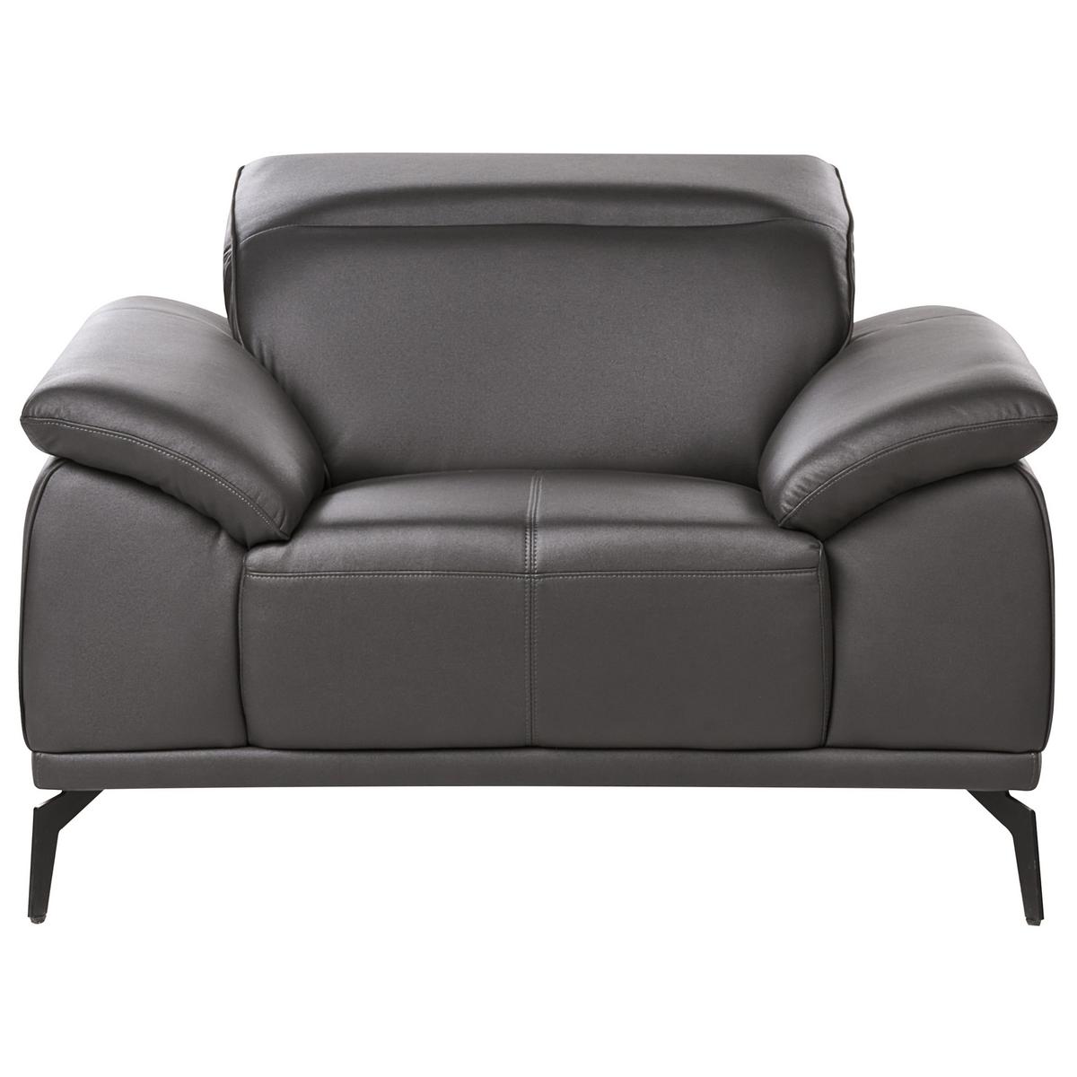 SESSEL Stoff Schwarz Vejen - Schwarz, Textil (112/91/92cm) - Beliani