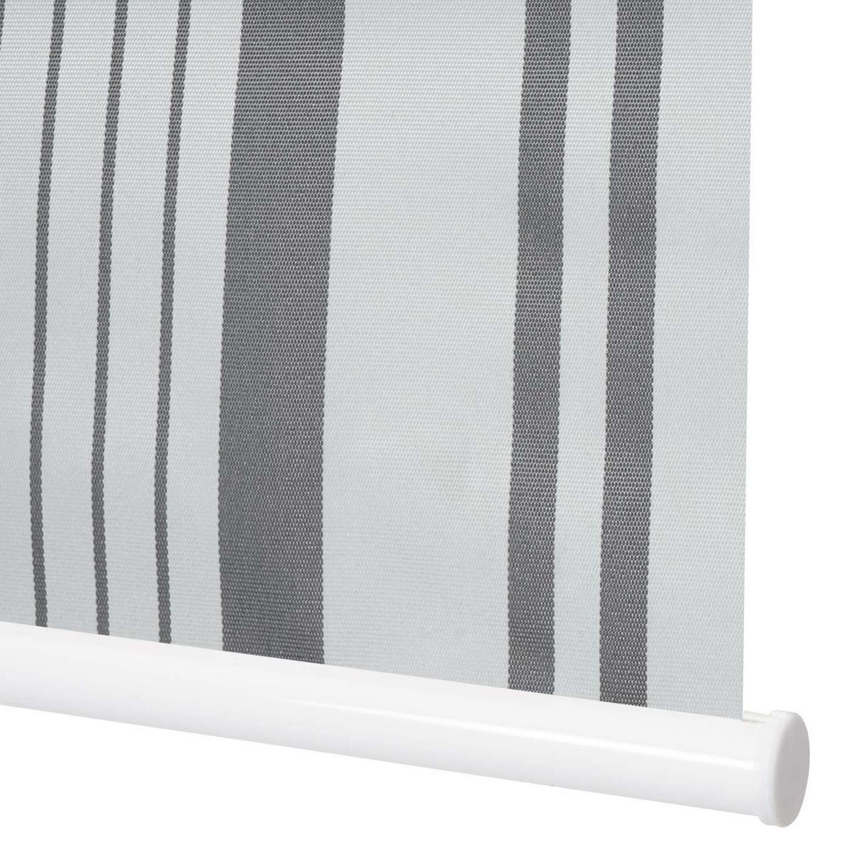 ROLLO Grau, Weiß - Weiß/Grau, Textil (100/230/7cm) - MCW