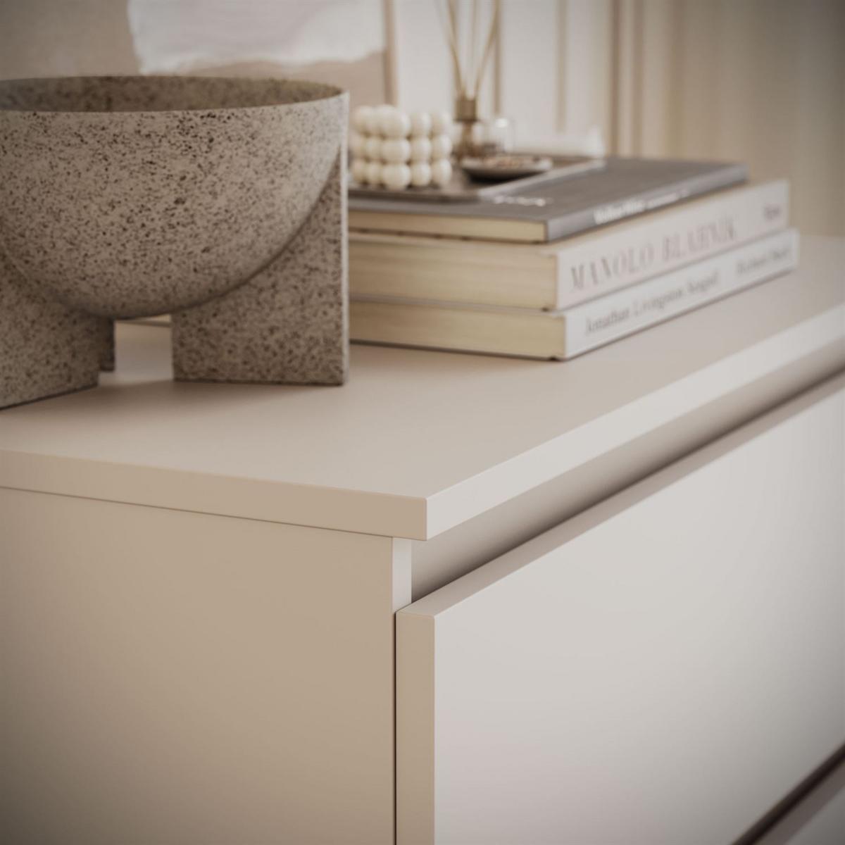 HIGHBOARD HANA M4 70 Kaschmir - Kaschmir, Holzwerkstoff (70/97/40cm) - Lookway