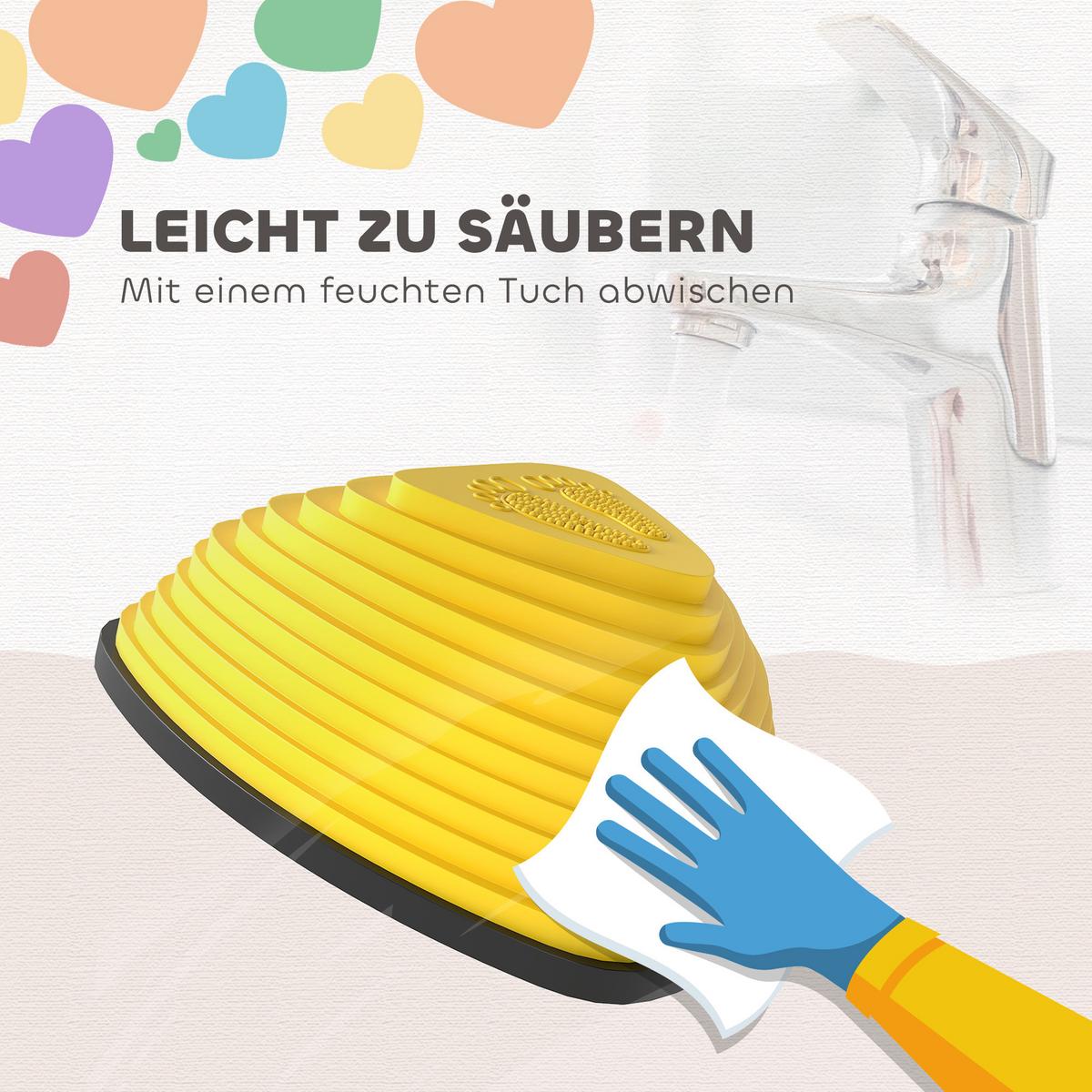 BALANCIERSTEINE 6 Stück Rutschfeste Trittsteine für Kinder 3-8 Jahren Bunt - Multicolor, Kunststoff (37.5/16/37.5cm) - AIYAPLAY