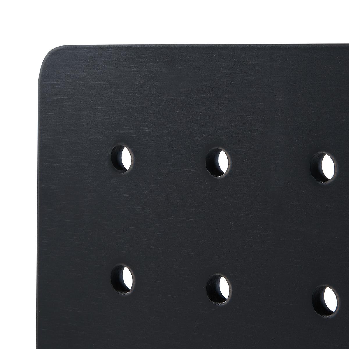 WANDREGAL Dønna - Schwarz, Holzwerkstoff (15/40/60cm) - [en.casa]