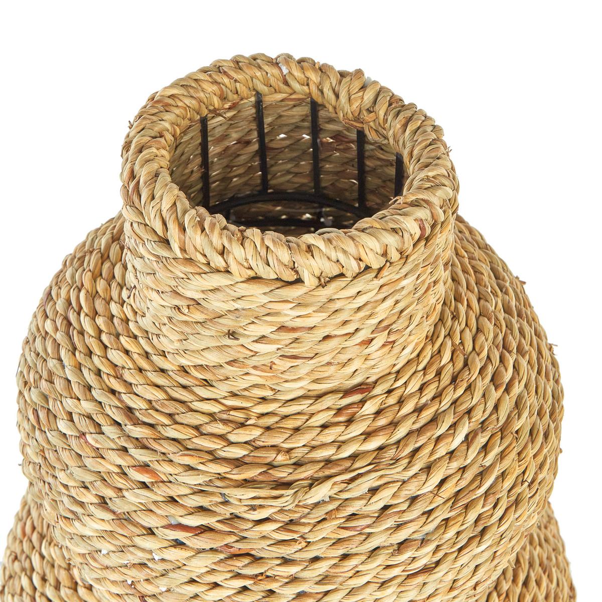 DEKOVASE Seegras natürlich Marang - Naturfarben, Naturmaterialien (41cm) - Beliani