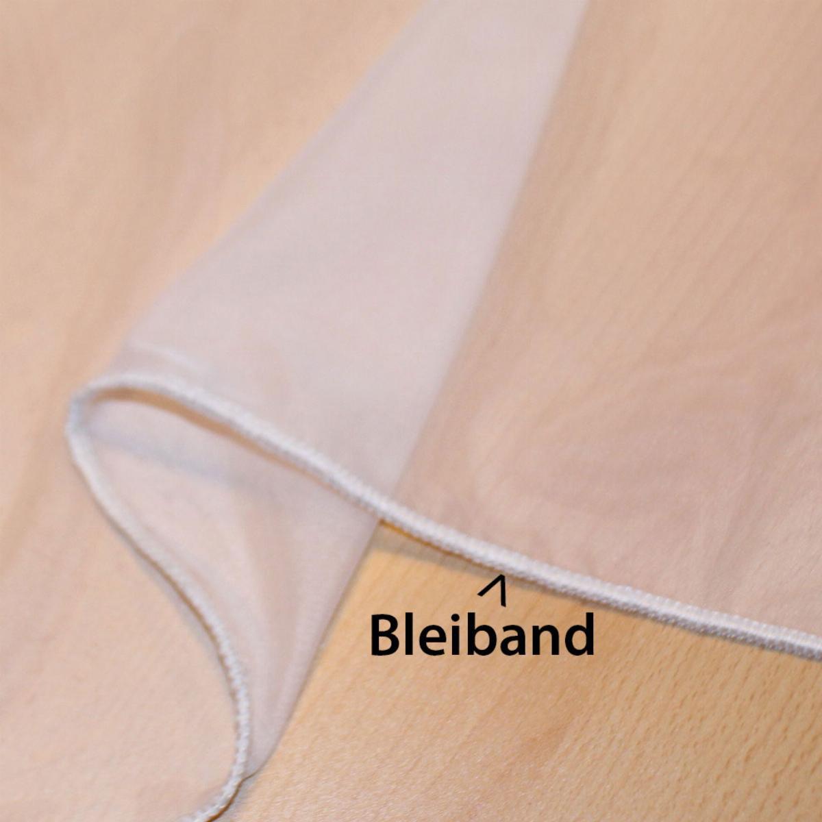 SCHLAUFENGARDINEN Voile 2er Set 225x140 cm Weiß - Weiß, Textil (140/225cm) - Gardinenbox.eu