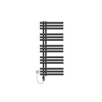 BADHEIZKÖRPER elektrisch Iron EM 500x1200 mm Anthrazit mit Heizstab 1200W Digital - Anthrazit, Metall (50/120/3cm) - LuxeBath