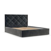 POLSTERBETT Torno 160/200 cm Anthrazit im Paros Stoff - Anthrazit/Schwarz, Holz/Holzwerkstoff (160/200cm) - AltaBeds