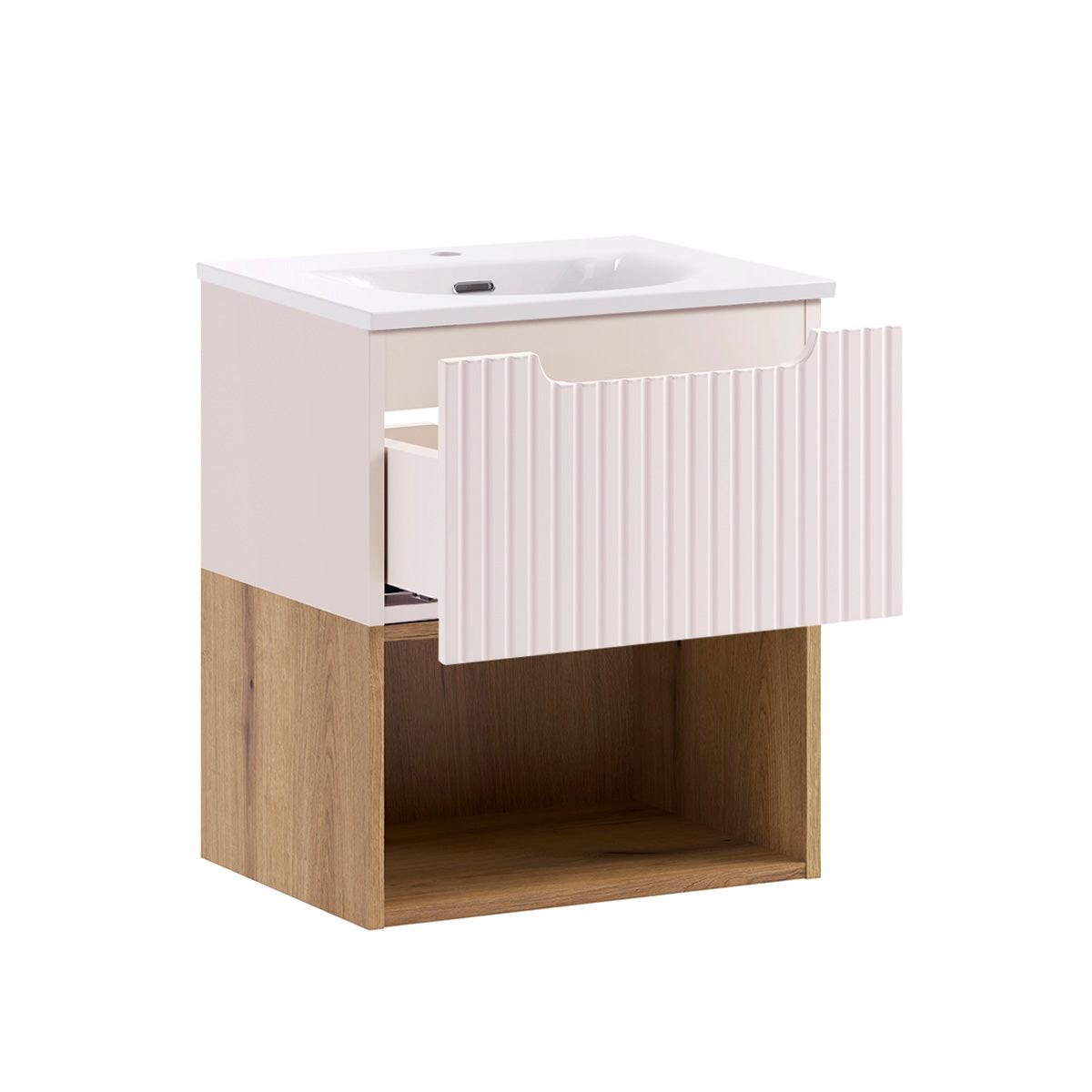 WASCHTISCH 51cm Riva Kaschmir - Beige, Holzwerkstoff (51/60/40cm) - Petits-meubles