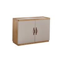SIDEBOARD FLORIANA Weiß Eiche - Creme, Textil (180/200cm) - KAWOLA