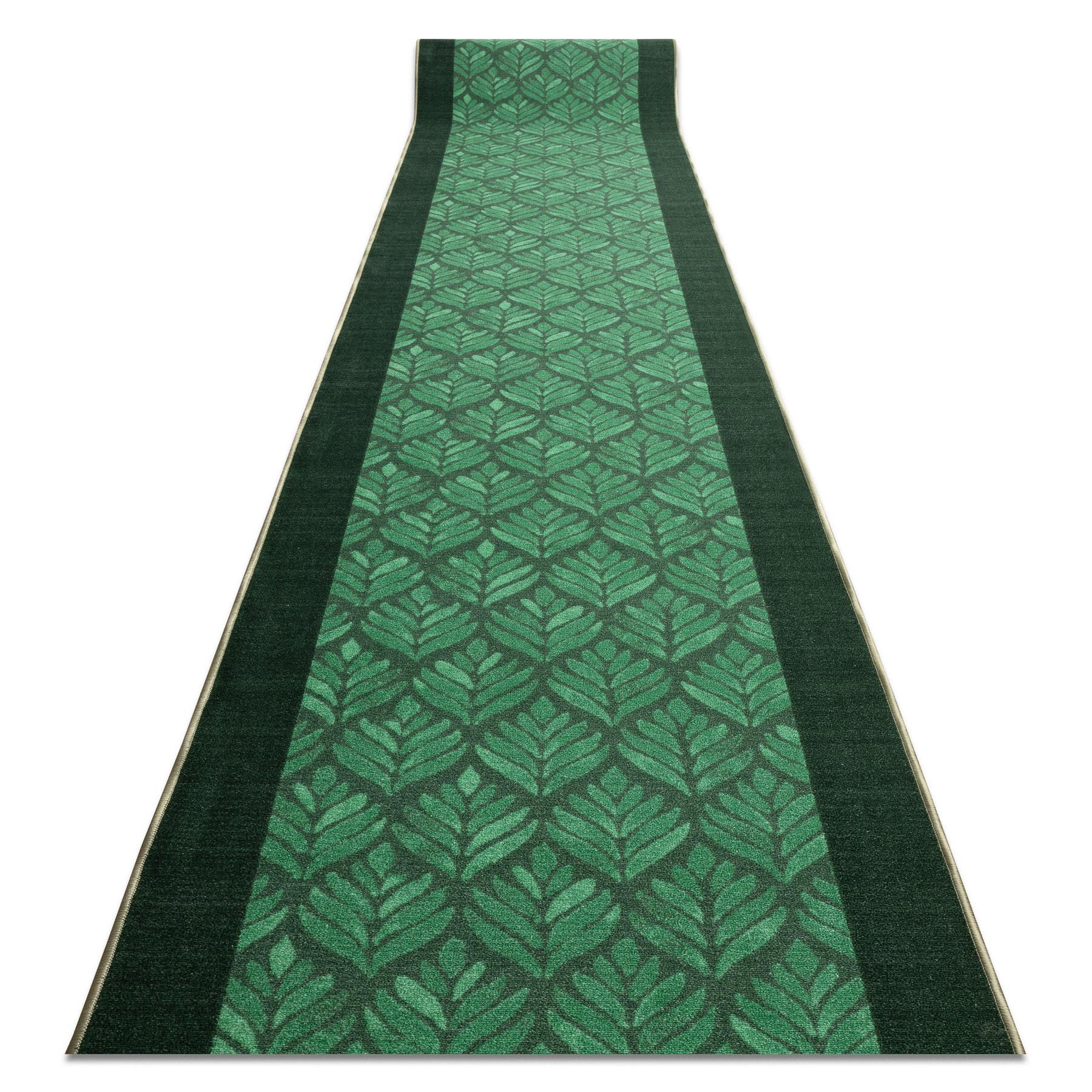 LÄUFER rutschfest LIŚCIE 80/100 cm - Pastellgrün, Textil (80/100cm) - rugsX