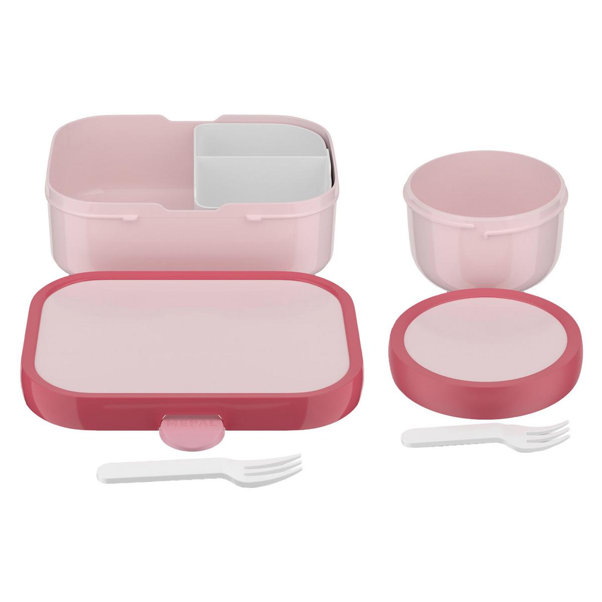 OBST- UND BENTOBOX Campus (2025) Cool Pink 300 & 750 ml 2er Set - Pink, Kunststoff (2/2/2cm) - Mepal