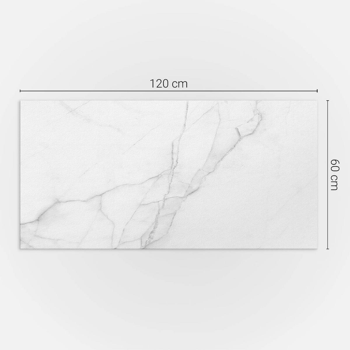 WANDPANEEL 120x60 cm selbstklebend Aurina - Weiß/Grau, Kunststoff (60/1.6/120cm) - Wallfluent