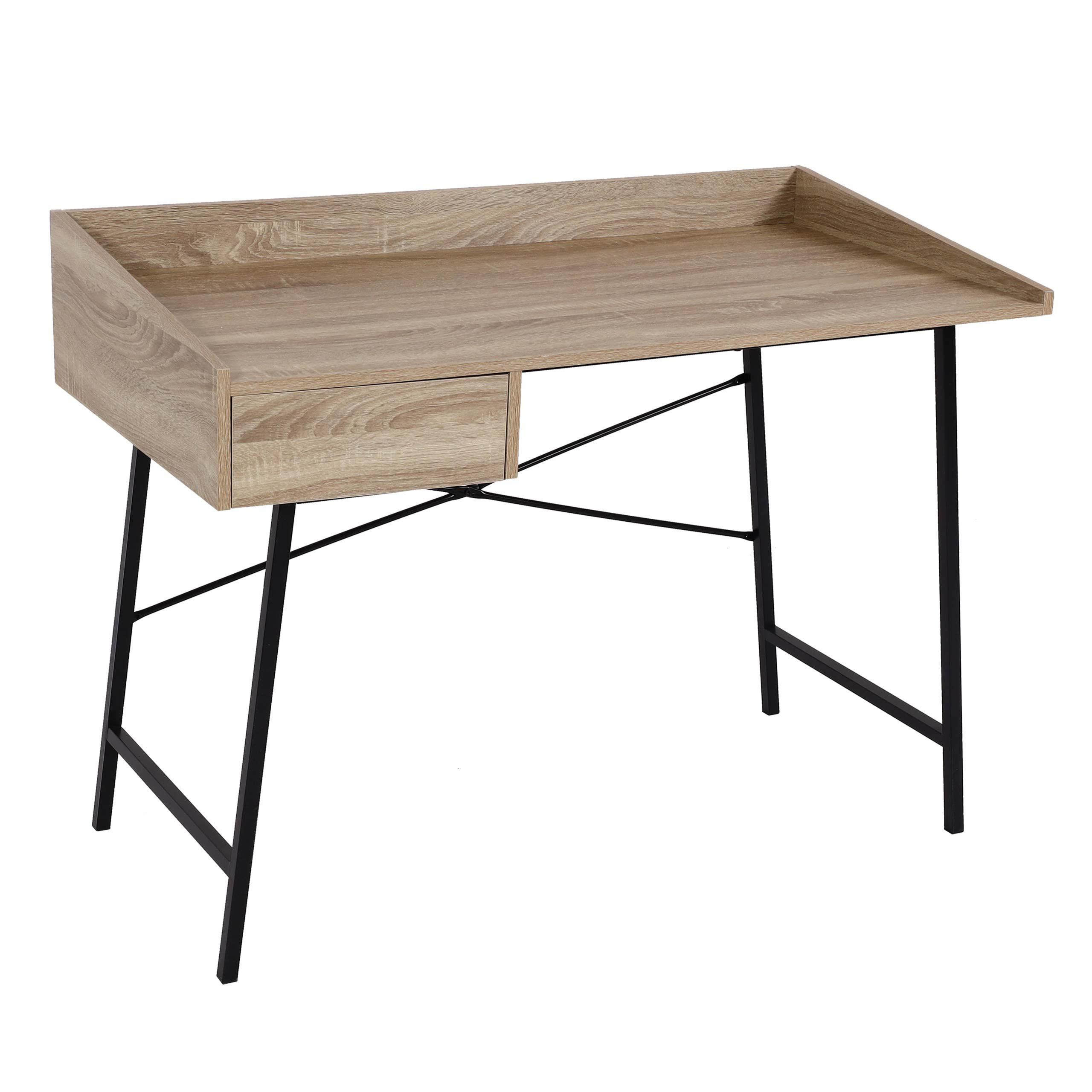 SCHREIBTISCH eckig Beige - Beige, Holz (60/114/98cm) - MCW