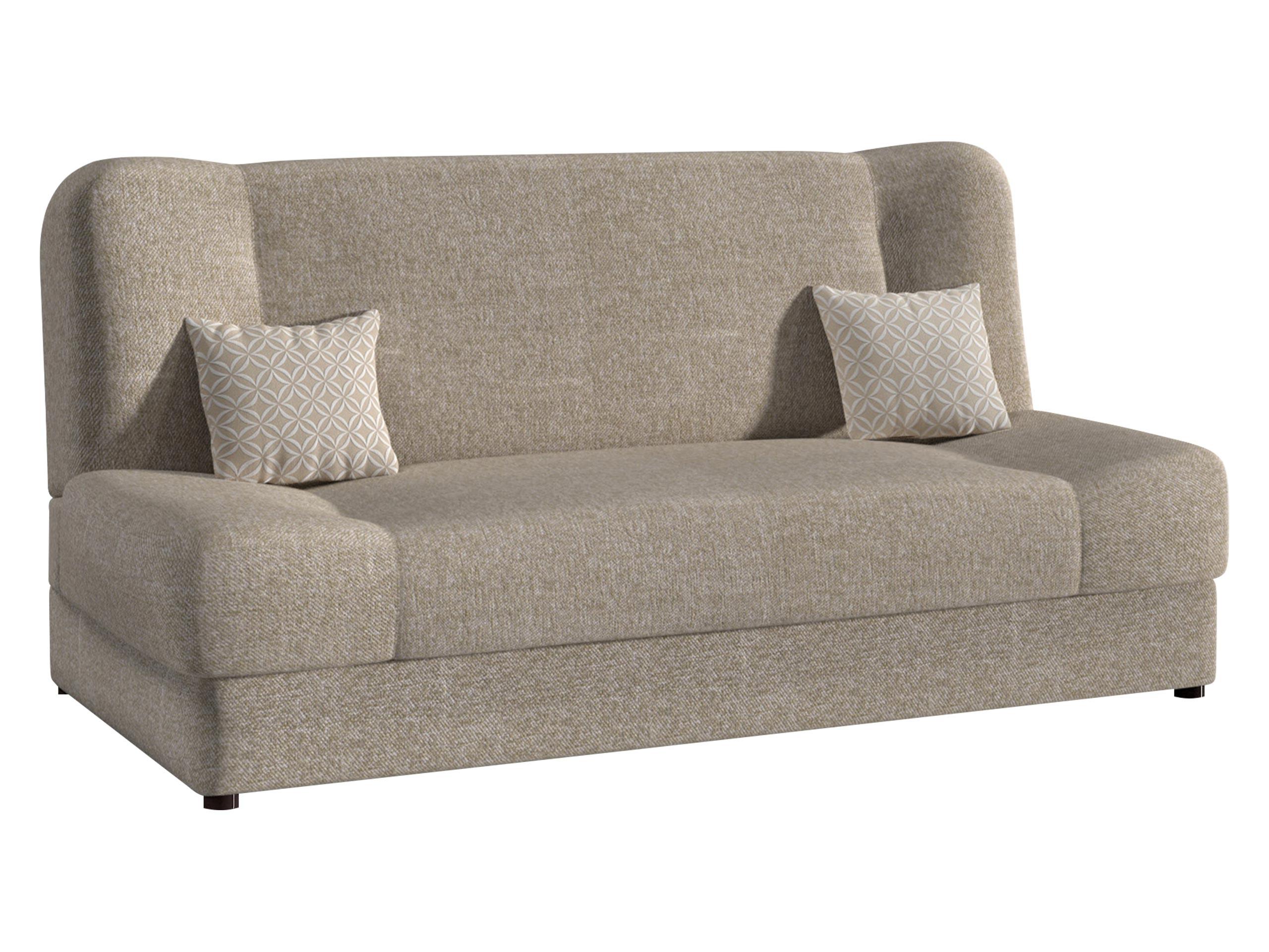 SCHLAFSOFA Jonas - Naturfarben, Holz/Textil (195/86/87cm)